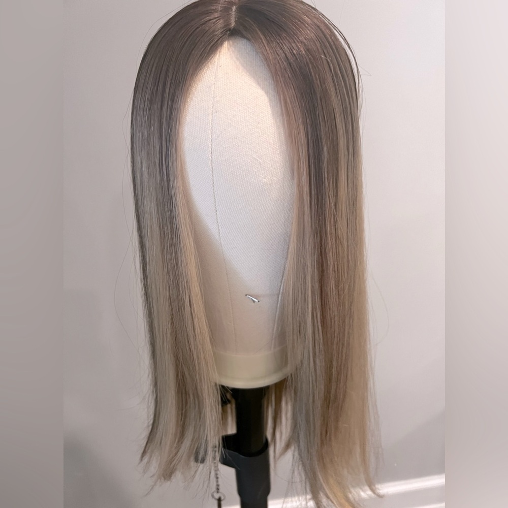 Highline Wigs Human Hair Silk Topper- Gently Preloved